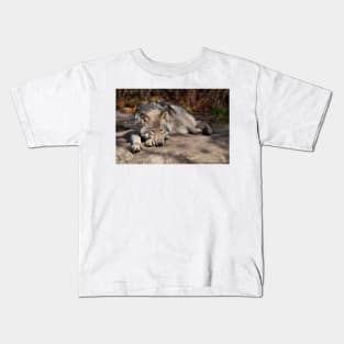 Gray Wolf Kids T-Shirt